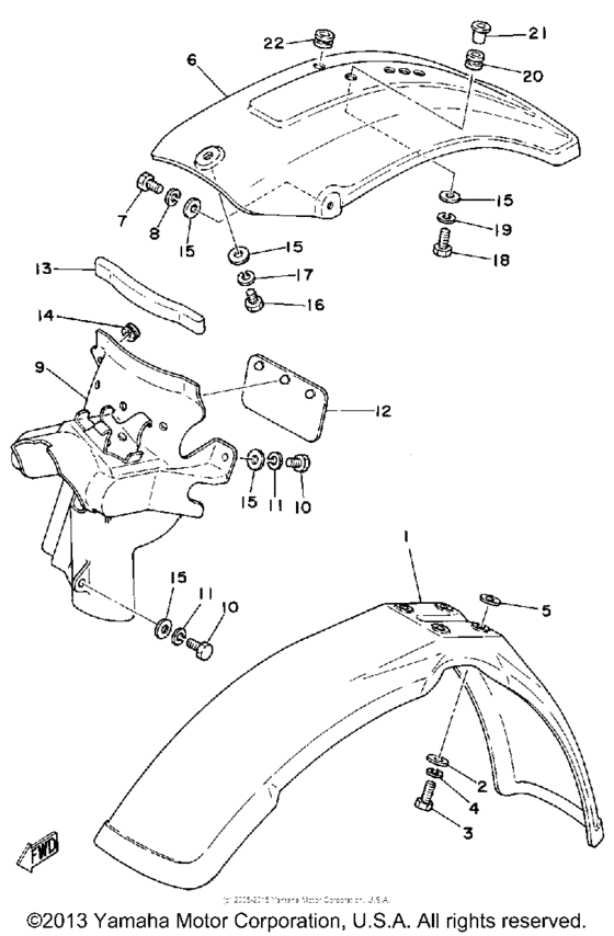 Front fender - rear fender