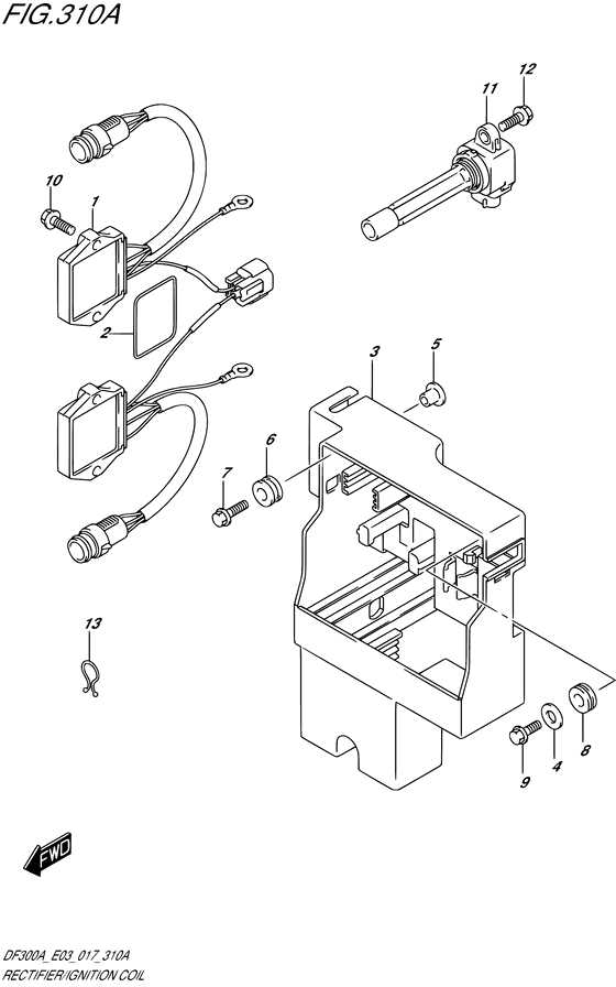 Rectifier/ignition coil