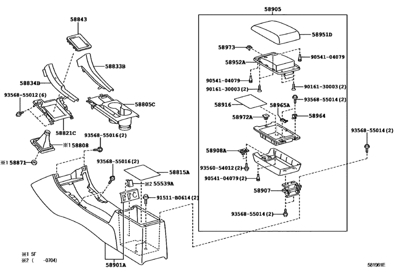 Console Box & Bracket