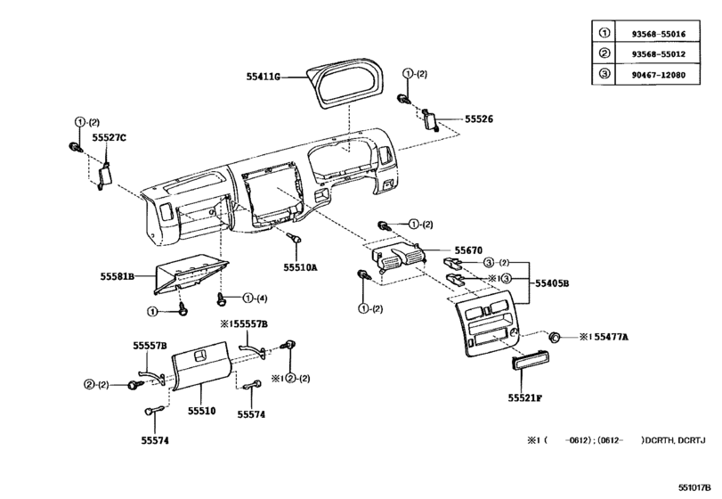 Instrument Panel & Glove Compartment