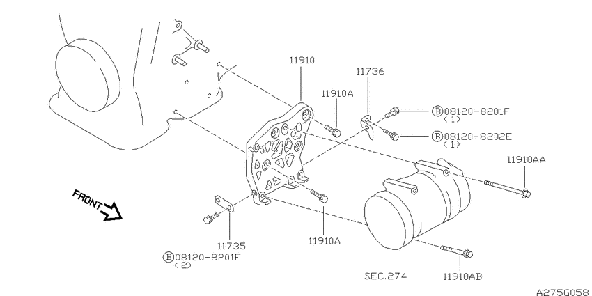 Compressor mounting & fitting