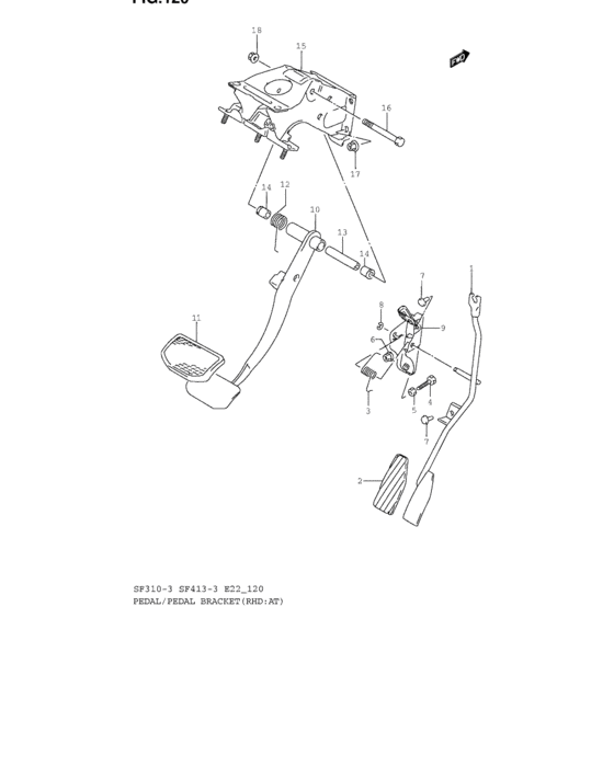 Pedal and pedal bracket