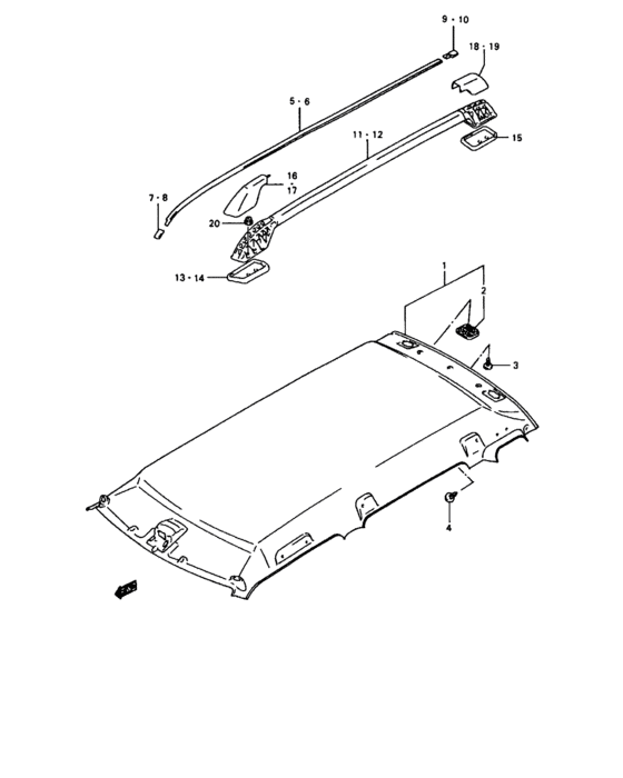 Roof lining