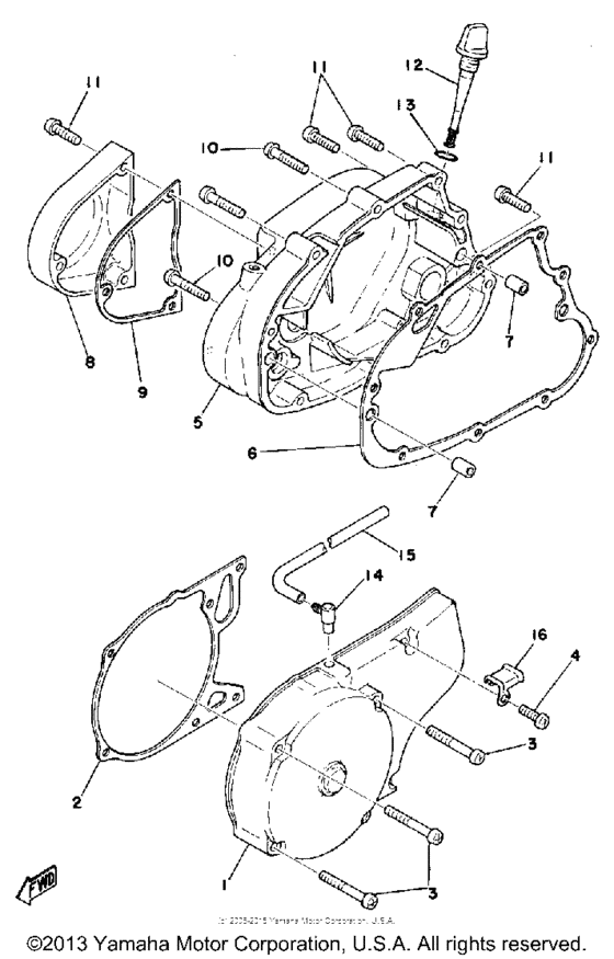 Crankcase cover