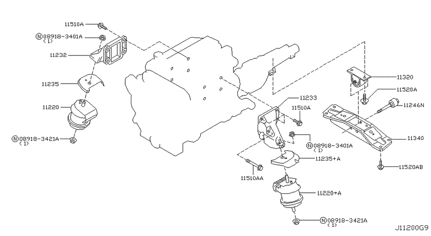 Engine & transmission   mounting