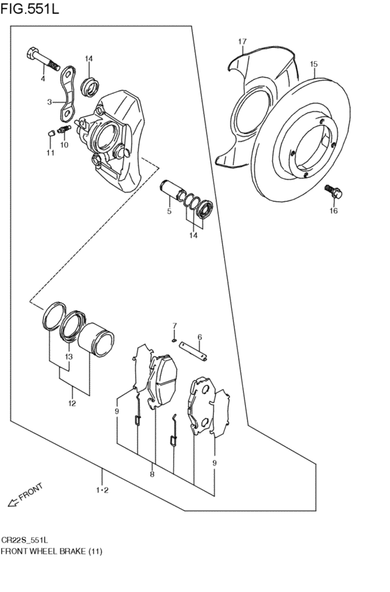 front wheel brakes