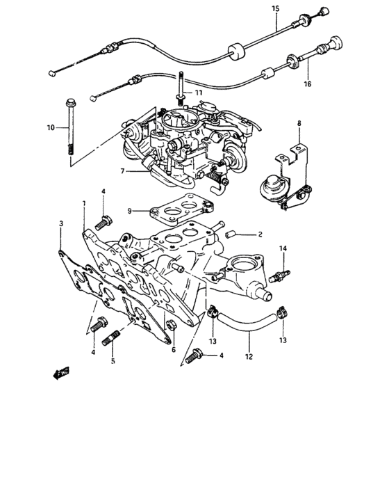 Intake manifold and carburetor