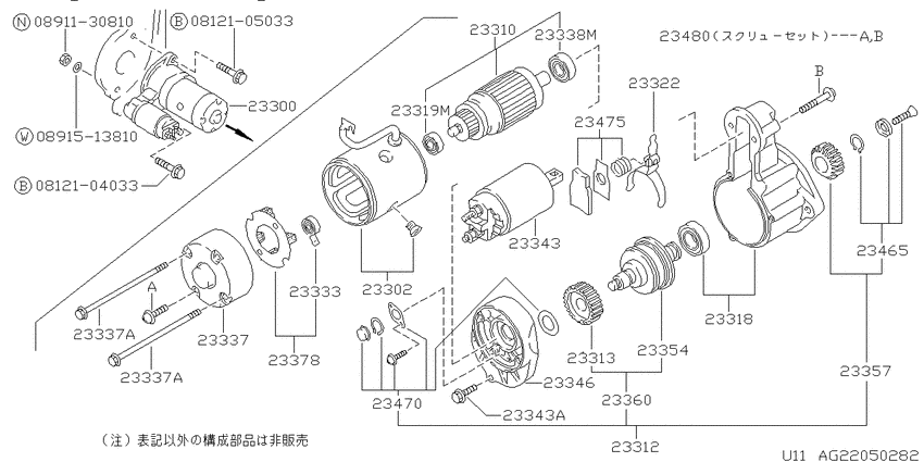 Starter motor