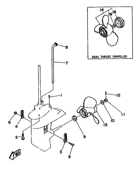 Lower casing. drive 2