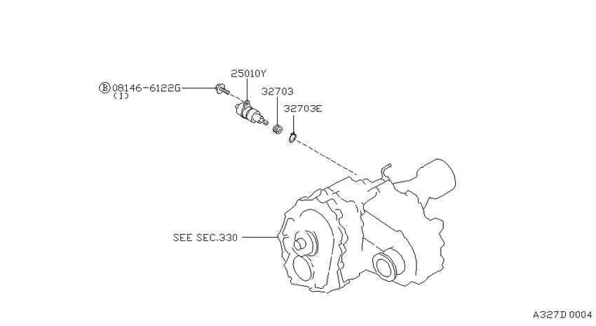 Speedometer pinion