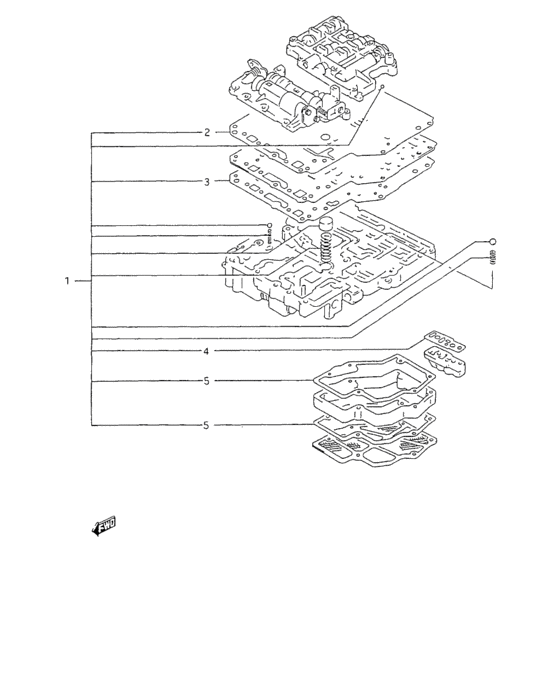 At valve overhaul set