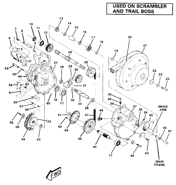 Gearcase assembly