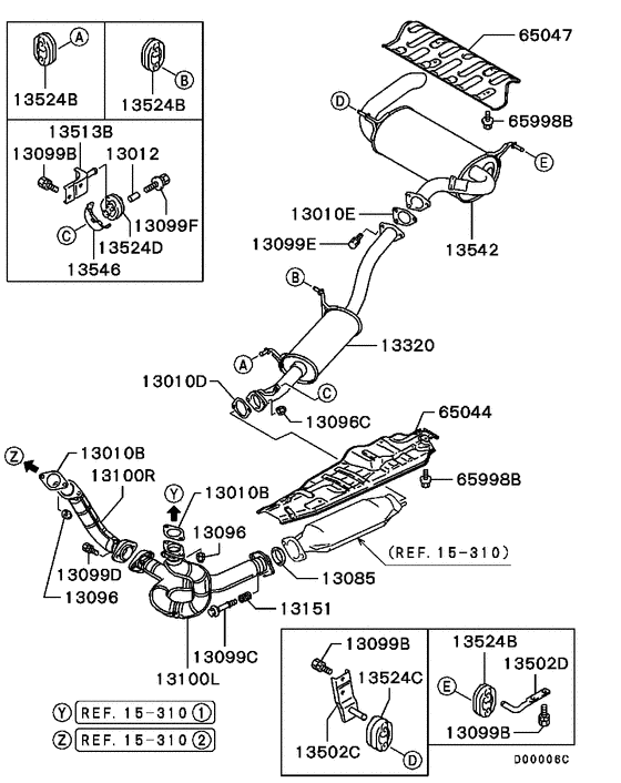 Exhaust pipe & muffler