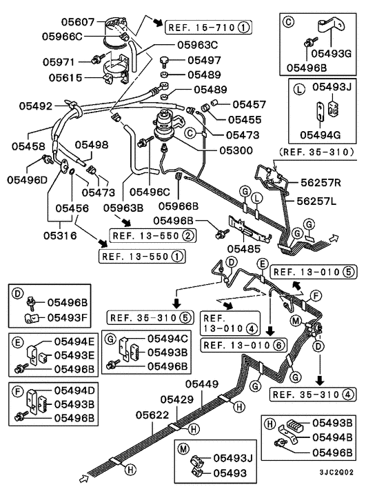 Fuel line & vapor gas control