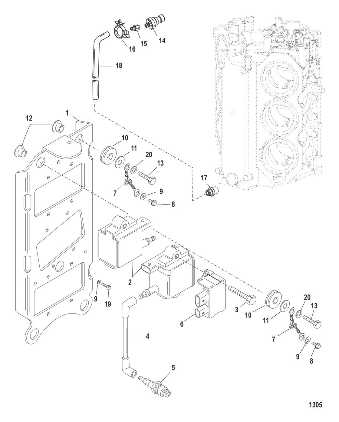 Coil Plate (Serial Number 0T979999 And Below)