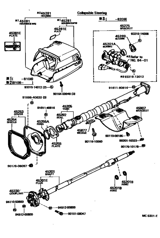 Steering Column & Shaft