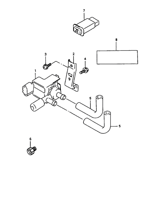 Air con vacuum hose