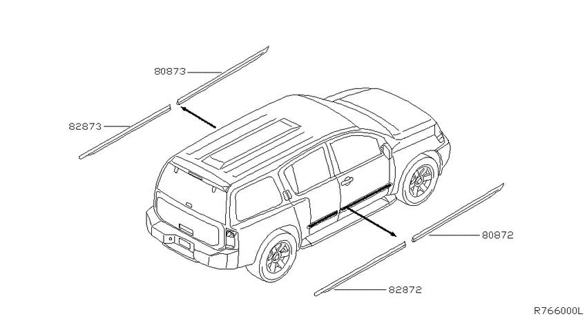 Body side moulding