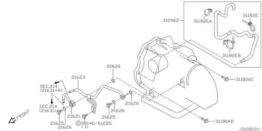 Auto transmission,transaxle & fitting