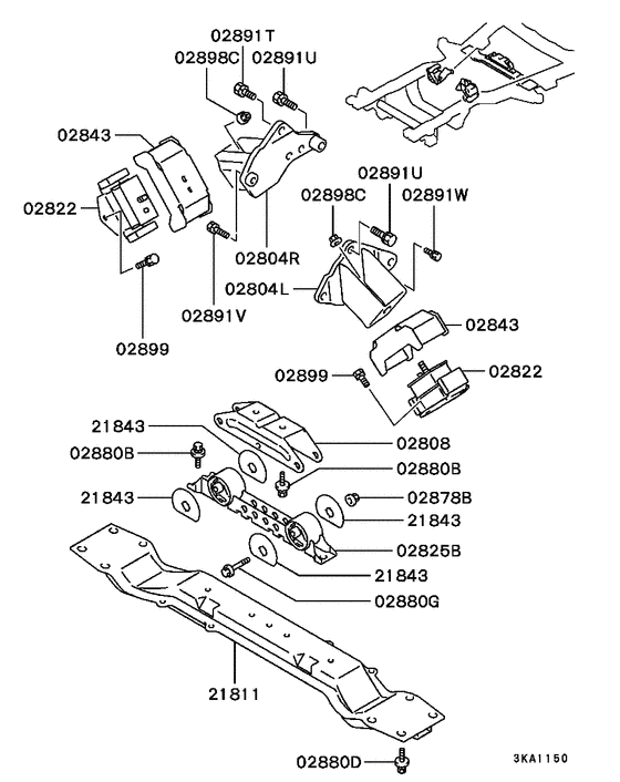 Engine mounting & support