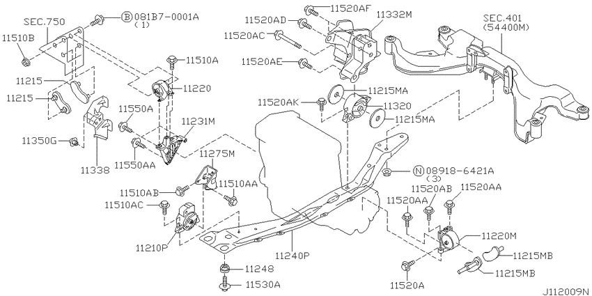 Engine & transmission   mounting