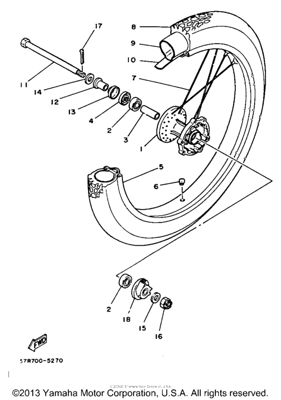 Front wheel