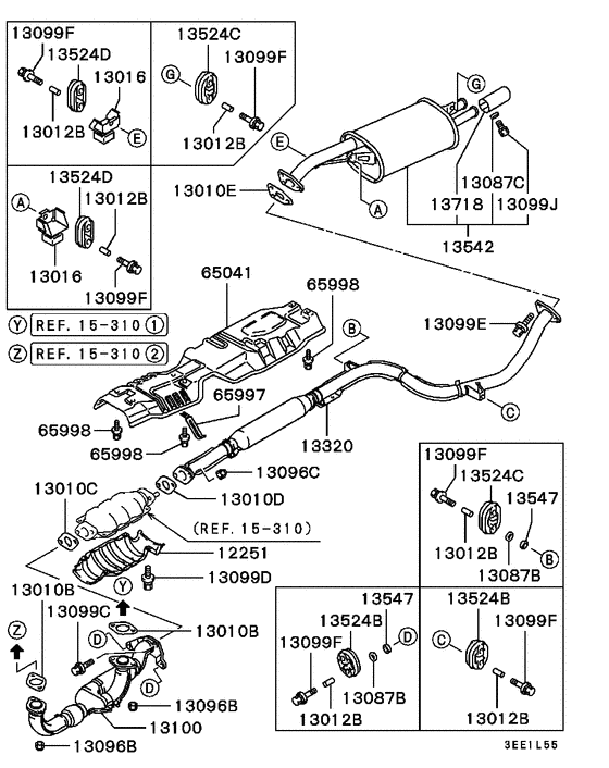 Exhaust pipe & muffler