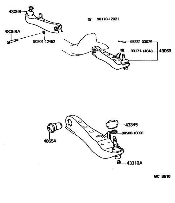Front Axle Arm & Steering Knuckle