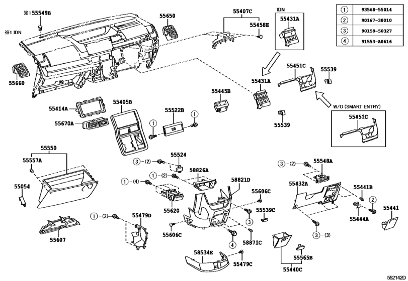 Instrument Panel & Glove Compartment