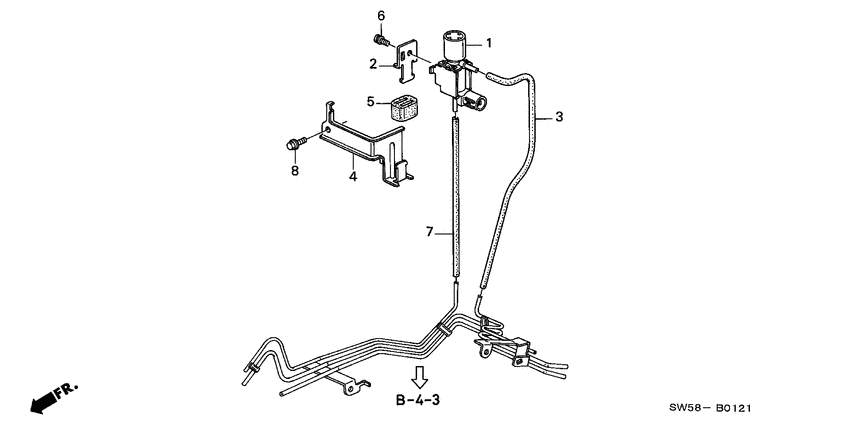 Purge control solenoid valve
