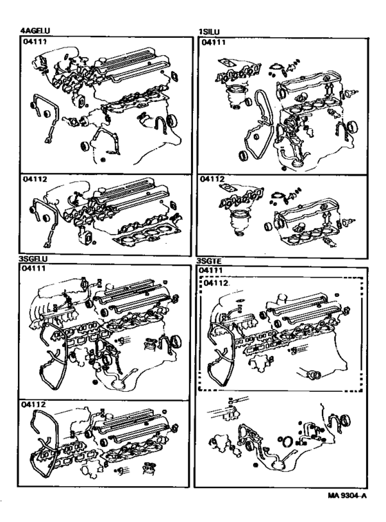 Engine Overhaul Gasket Kit