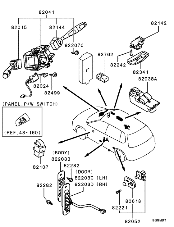 Switch & cigar lighter