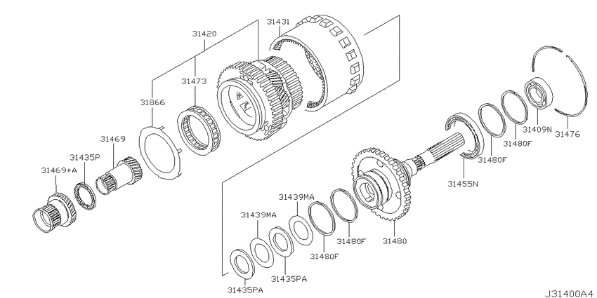 Governor,power train & planetary gear