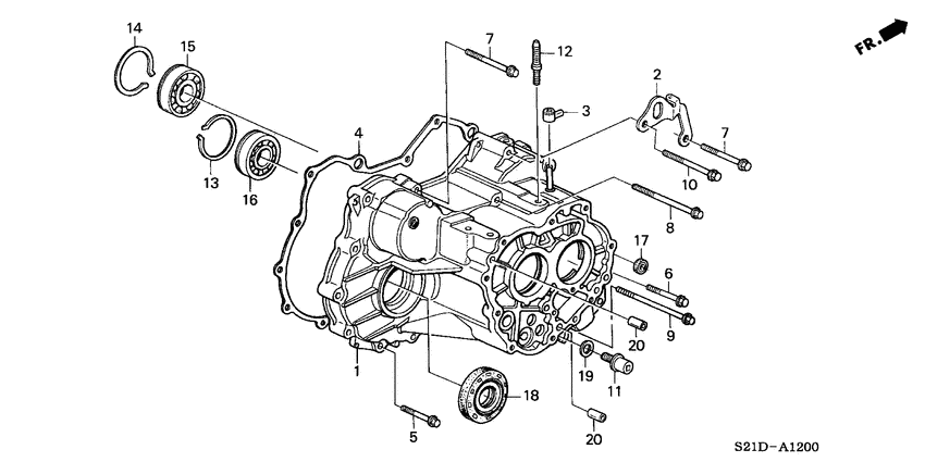 Transmission housing