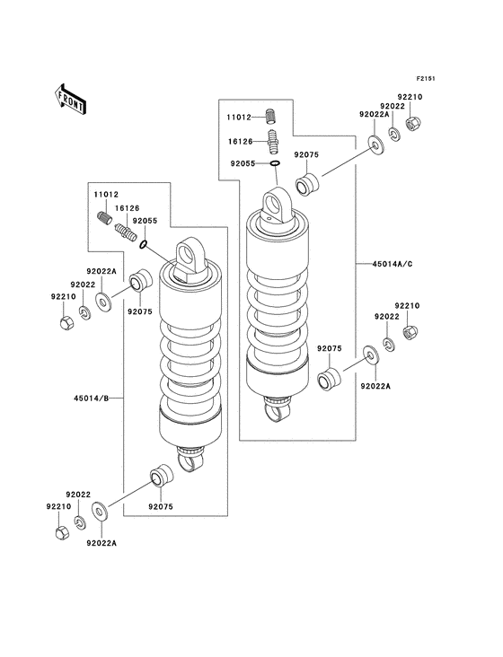 Suspension/shock absorber