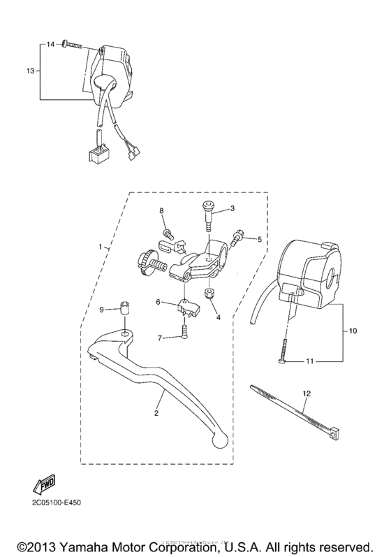 Handle switch & lever