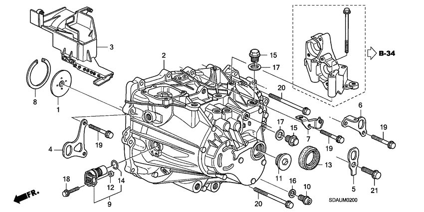 Transmission case