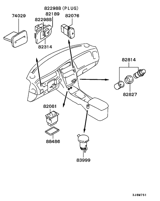Switch & cigar lighter