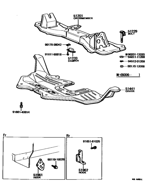 Suspension Crossmember & Under Cover