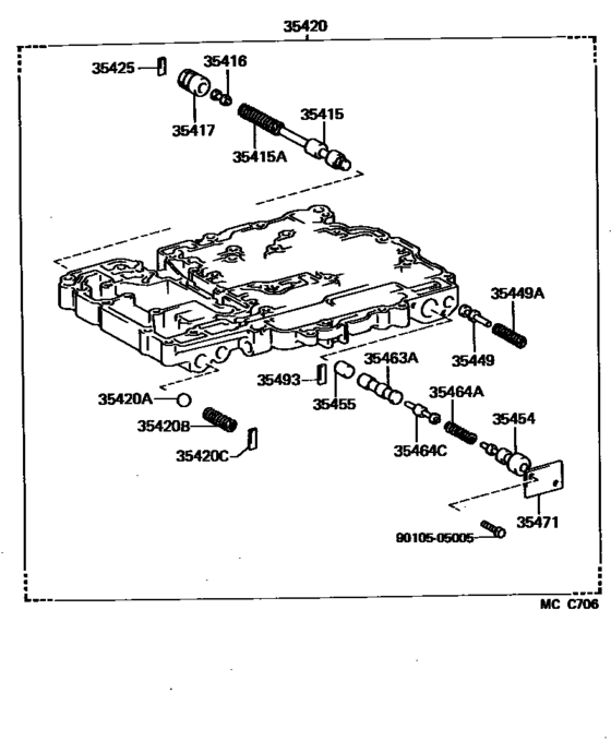 Valve Body & Oil Strainer (Atm)