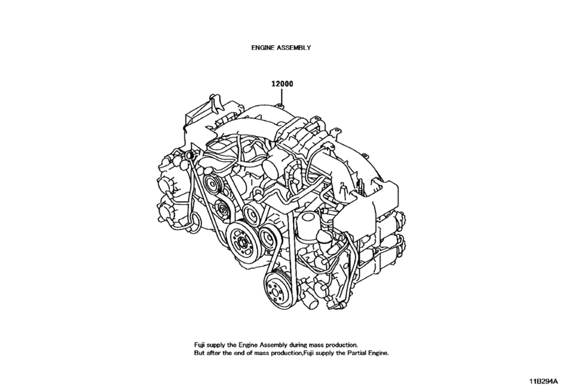 Partial Engine Assembly