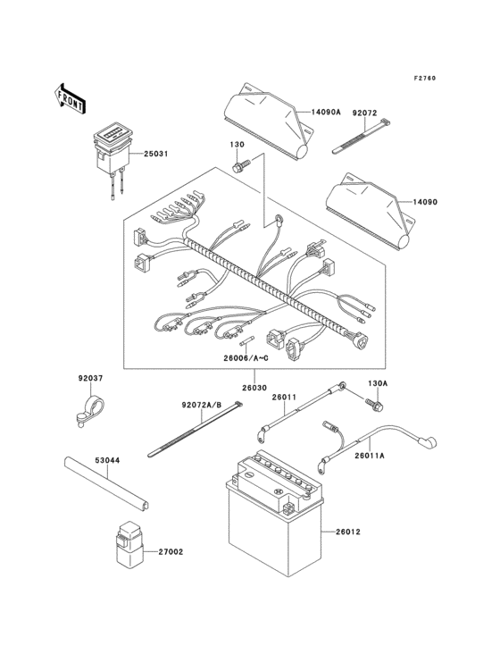 Chassis electrical equipment