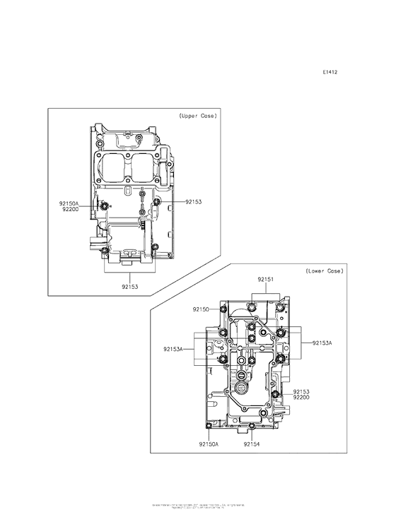 Crankcase Bolt Pattern