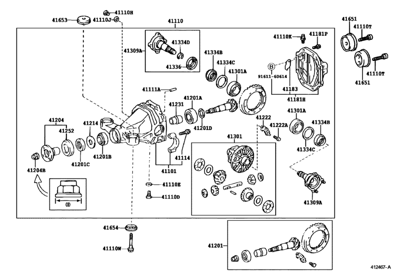 Rear Axle Housing & Differential