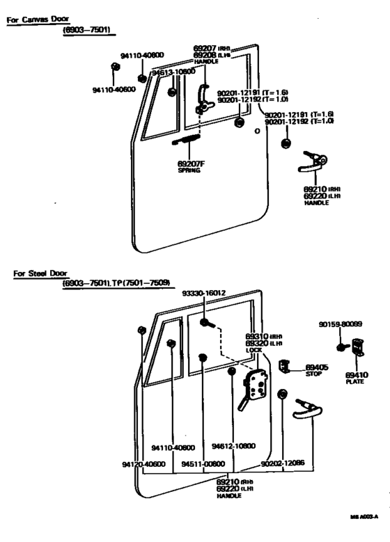 Front Door Lock & Handle