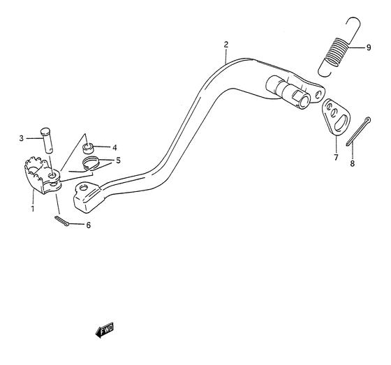 Rear brake
