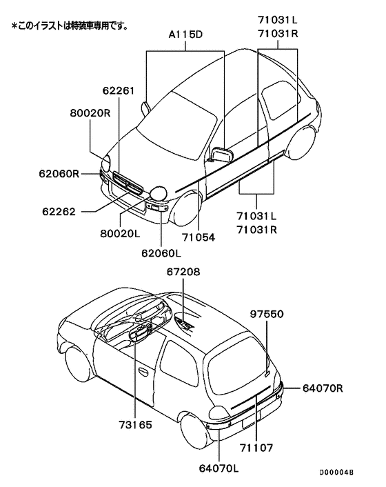 Special equipment parts