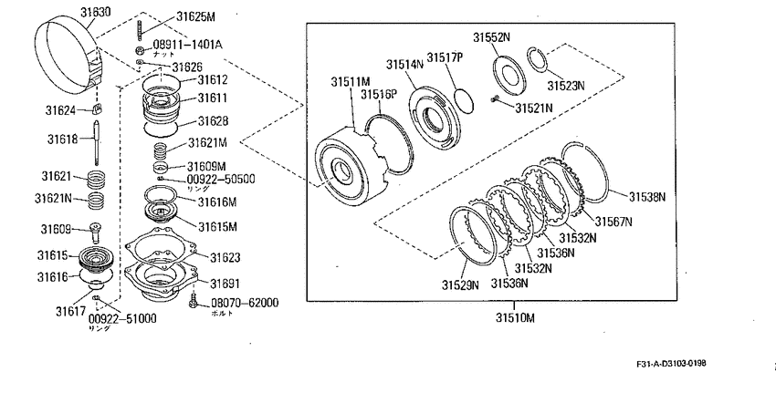 Oil pump & clutch