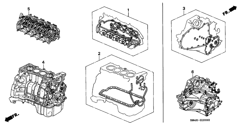 Gasket kit/ transmission assy.