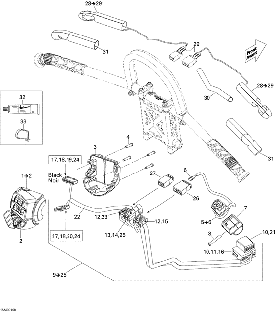 10- steering wiring harness renegade x